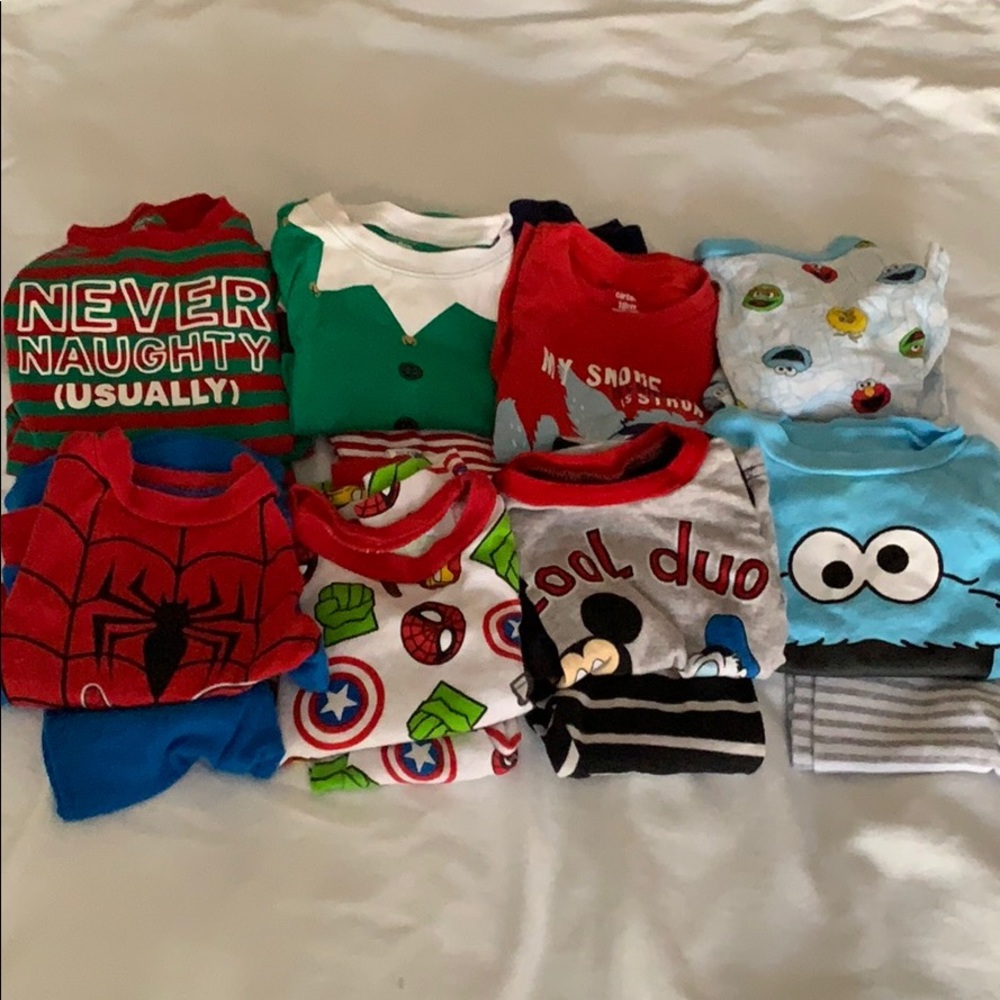 Gap/Sesame Street/Marvel/Disney/Carter’s PJ